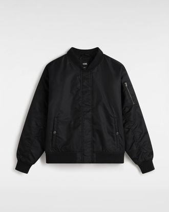 Vans Womens Bennett Bomber - Black Nylon - Size X-Large