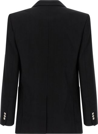 Balmain Mens Black Virgin Wool Blazer Clothing