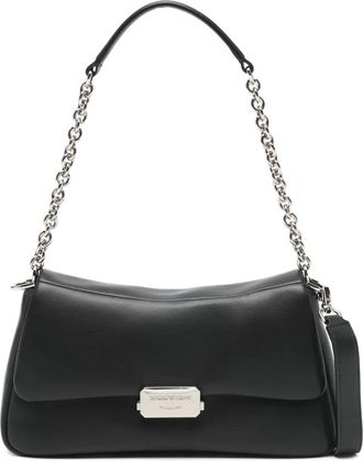 Emporio Armani Shopper met ketting - Zwart
