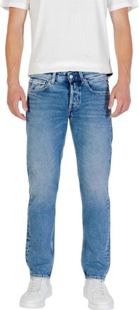 Replay Worn Out Effect Katoenen Jeans - Heren - Slim Fit Jeans - Blauw - W33 L32 - Katoen - Jeans