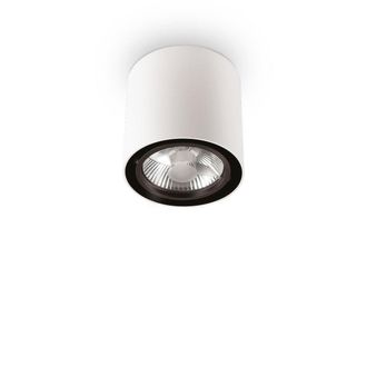 Netlighting Mood 1 Light Large Round Surface Mounted Downlight White GU10