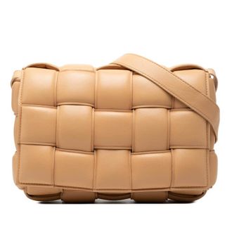 Bottega Veneta Pre-owned Bottega Veneta Nappa Intrecciato Padded Cassette Crossbody Unisex ODPY7GPR2DIO0NOG