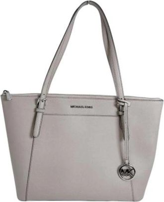 Michael Kors Tweedehands leren handtassen - Dames - Vintage Shopper - Grijs - ONE Size - Leer - Vintage