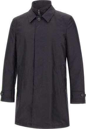Fay Morning Coat - Heren - Mantel - Blauw - XL - Polyester - Jassen