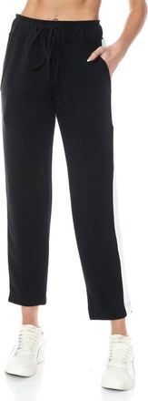 Ariella Straight Leg Scuba Pant In Black