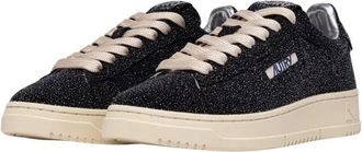 Autry Low-Top Sneaker - Dallas Low Sue Stars Black Sneakers Sneakers - Gr. 36 (EU) - in Schwarz - für Damen