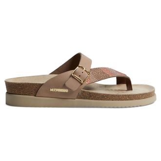 Mephisto Mephisto Helenka Nubuck Womens Hook and Loop Sandals - Light Taupe - Size:UK 5.5