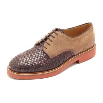 La Martina Bruine leren veterschoenen - Heren - Veterschoenen - Bruin - 39 EU - Leer - Schoenen