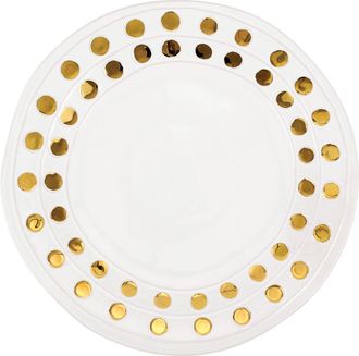 Vietri Medici Gold Medium Round Platter