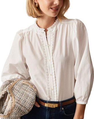 J.McLaughlin J.Mclaughlin Josette Silk-Blend Blouse