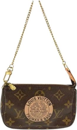 Louis Vuitton Pre-owned Mini Bags, female, Brown, Size: ONE SIZE Pre-owned Monogram Mini Pochette
