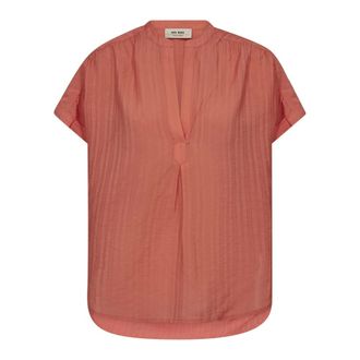 Mos Mosh MOS Mosh, Dames, Blouses & Shirts, Bruin, Maat: XS