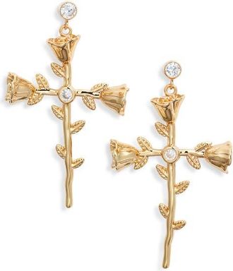 CHILD OF WILD Rosa Sacra Drop Earrings in Gold at Nordstrom