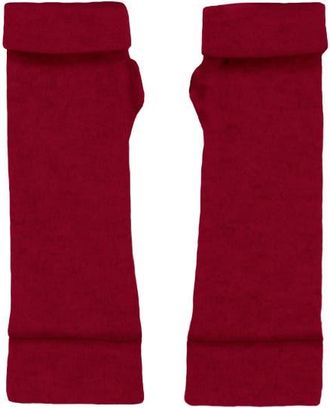 Celtic & Co. Cashmere Fingerless Gloves in Red at Nordstrom