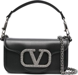 Valentino Garavani Black Loc Small Shoulder Bag
