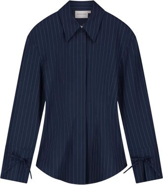 Fab By Fabienne Chapot Fabienne Chapot, Overhemden, Dames, Blauw, S, Leer, Elvira Blouse