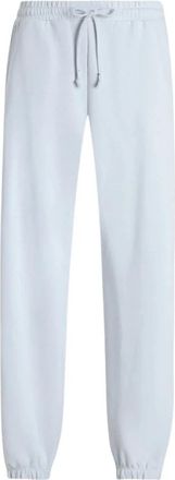 Dolce & Gabbana Pantaloni in Pile con Ricamo - - Trousers - Donna - Blu - M