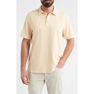 Tommy Bahama Catch The Wave Stripe IslandZone Polo in White Peach at Nordstrom, Size Xxx-Large