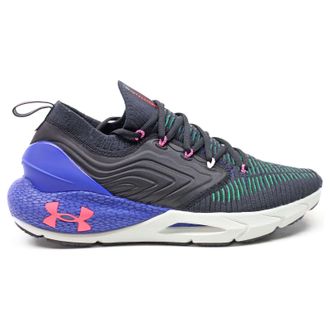Under Armour HOVR Phantom 2 INKNT Synthetic Textile Mens Low Top Trainers - Black Blue - Size:UK 10.5