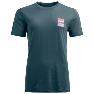 Ortovox 140 Cool Mountain Gradient T-Shirt Merinoshirt f&uuml;r Damen | grau
