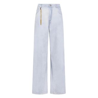 Seventy Wide Jeans, female, Blue, Size: 2XS Pantalone