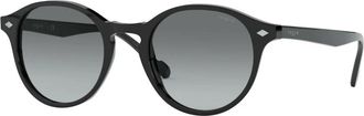 Vogue Eyewear Zwart/Grijs Getinte Zonnebril - Heren - Zonnebrillen - Zwart - 48 MM - Accessoires