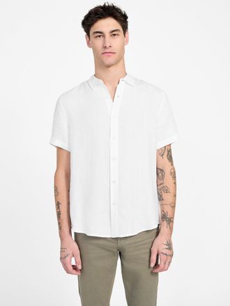 Guess Ben Textured Short-Sleeve Shirt