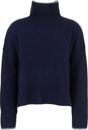 Pinko Pinko, Dames, Truien, Blauw, Maat: XS Wol