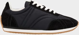 Toteme Sport Monogram Quilted Low-Top Sneakers