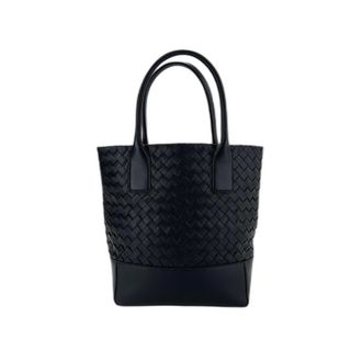 Bottega Veneta Black Intrecciato Tote Bag (Pre-Owned)