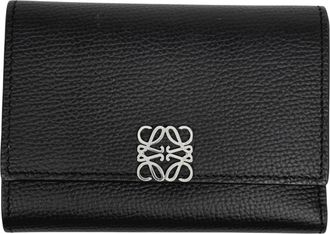 Loewe Black Leather Wallet (Tri-Fold) (Pre-Owned)