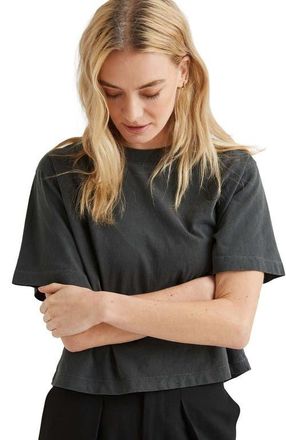 Richer Poorer Inc. The Relaxed Crop Tee in Stretch Limo at Nordstrom, Size X-Large