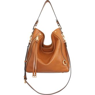 Rebecca Minkoff Mab Leather Hobo Bag in Caramello at Nordstrom