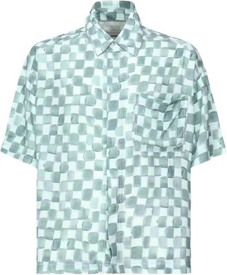 BONSAI Watercolor Cropped Shirt