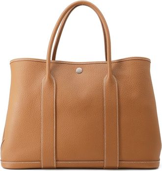 Herm&egrave;s Gold Negonda Leather Tote Bag (Pre-Owned)