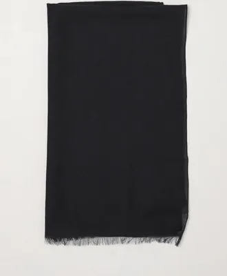 Emporio Armani Stola in misto cotone con Eagle jacquard