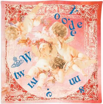 Vivienne Westwood Cherubs-print Scarf