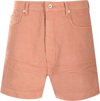 Rick Owens Geth Cutoffs - Heren - Korte Broeken - Roze - W32 - Katoen - Korte Broeken