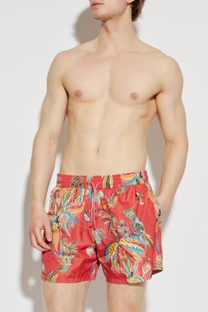 Etro Swim Shorts, Mens, Red