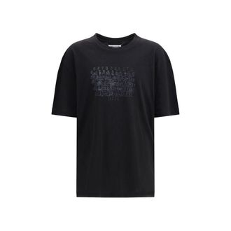 Maison Margiela Zwarte Katoenen T-Shirt