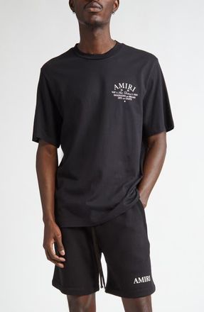 Amiri Arts District Cotton Graphic T-Shirt in Black at Nordstrom, Size Xxx-Large