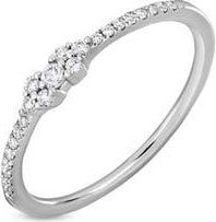 Bony Levy 18K White Gold Diamond Stackable Ring at Nordstrom Rack, Size 6.5