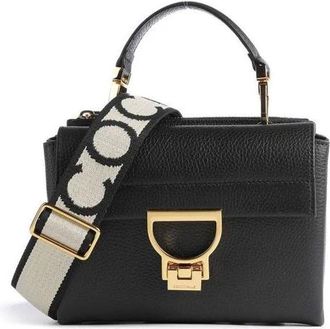 Coccinelle Tassen, Dames, Zwart, ONE Size, Leer, Arlettis Signature Handtas