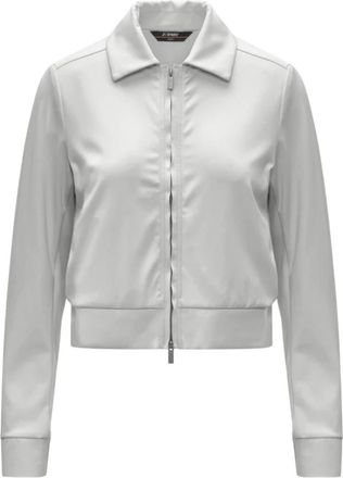 K-Way Isy Zip Sweatshirt - Dames - Vesten met rits - Wit - XS - Nylon - Hoodies & sweatvesten