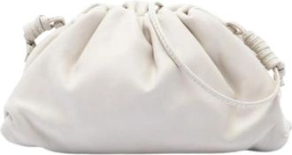 Bottega Veneta Pre-owned Mini Pouch - Dames - Vintage Schoudertas - Wit - ONE Size - Leer - Vintage