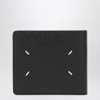 Maison Margiela Black Four Stitches Bi Fold Wallet