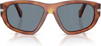 Persol Sunglasses Po0050 S 96/56 Terra Di Siena/Blue Unisex