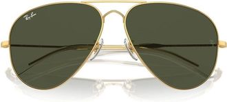 Ray-Ban Rb 3825 Aviator Zonnebrillen - unisex - Zonnebrillen - Geel - 58 MM - Accessoires