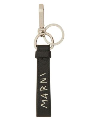 Marni Keychain With Marni Mending Embroidery