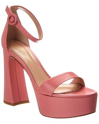 Gianvito Rossi Holly 70 Leather Platform Sandal